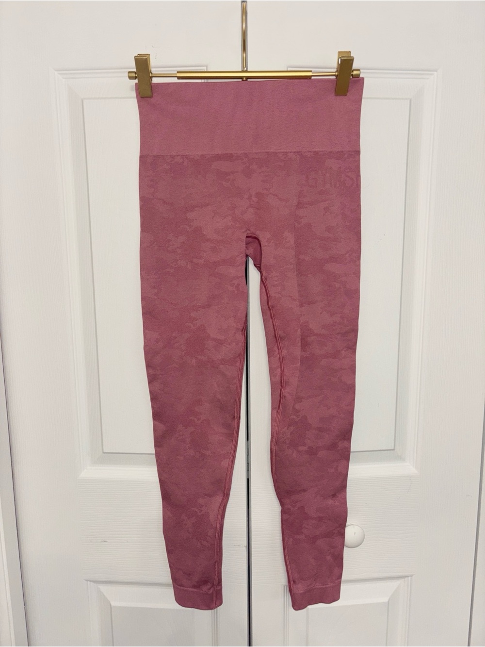 Gymshark Mauve Camo High-Waist Leggings